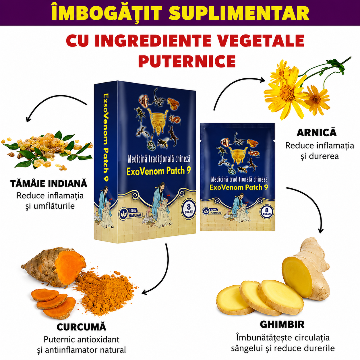 Plasturi bioactivi 100% naturali unici în românia